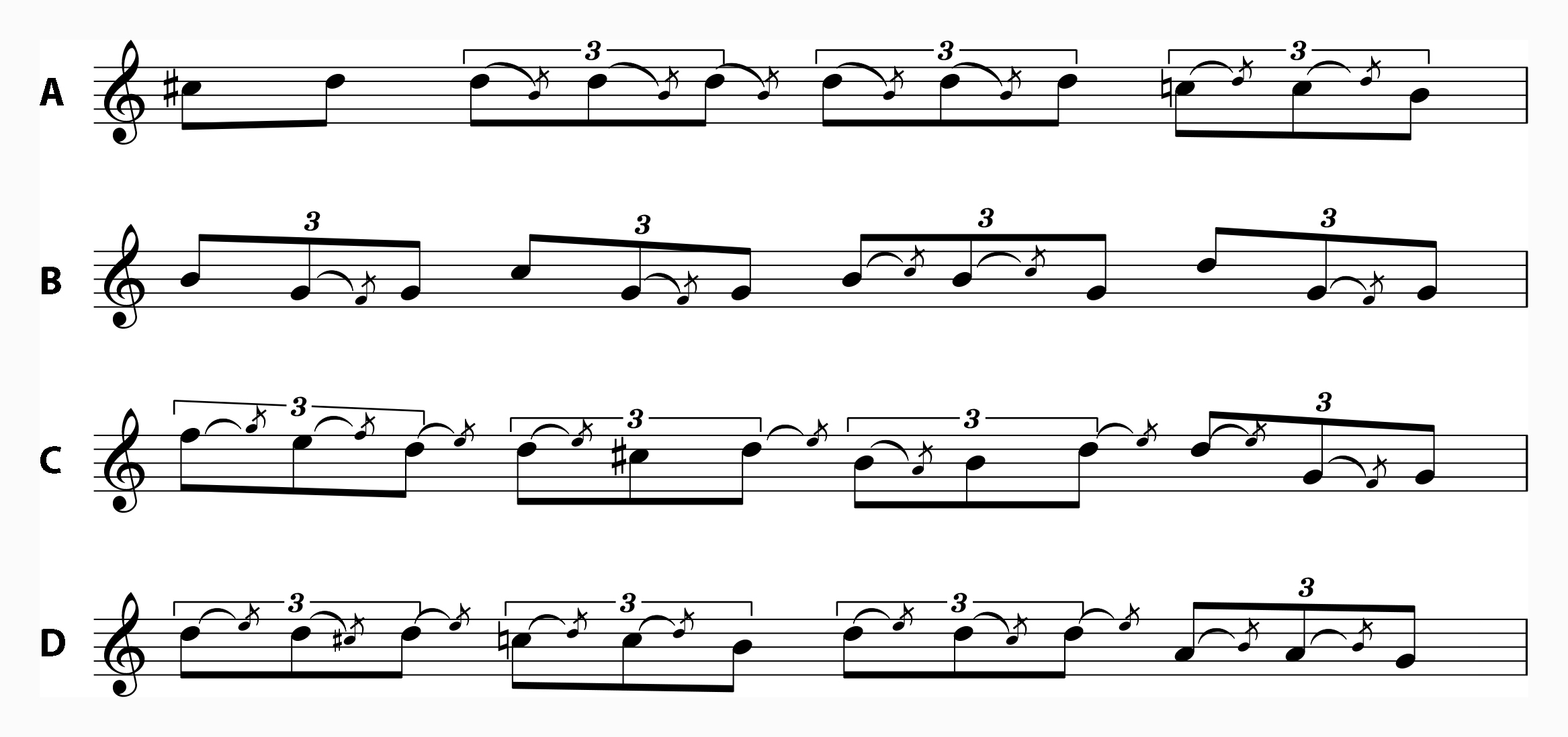 Ornements dans gayda