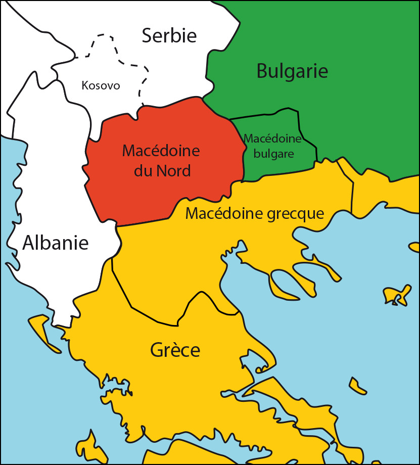 Carte de la Macédoine. © Laurent Clouet